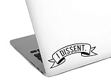 Lawyer Law Student Car Decal, I Dissent. Ruth Bader Ginsburg, Law, Legal, RBG Sticker Decal for Lapt