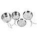 Muzrunq Camping Cookware Set Stainless Steel Camping Pots and Pan Cooking Mess Set Portable for Picnic Camping 4 Pcs.