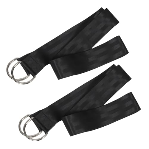 MERRYHAPY 1 Set Outdoor Tree Swing Straps Hammock Rope Adjustable Swing Straps for Children Easy Hanging Kit Hooks 1.5m