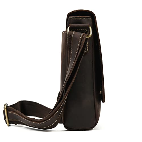 Casual Shoulder bag Men Vintage Messenger Bag for School Work Travel Commuter Bag Man Purse3