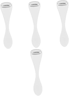 Beaupretty 4 Pçs Rolo De Massagem Rolo De Gelo Ferramenta De Massagem Para Os Olhos Varinha De Creme Para Os Olhos Bastão De Metal Para Creme Facial Para Os Olhos Colher Dispositivo De