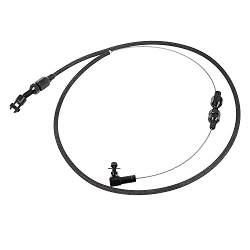 Cable de acelerador de coche de 91,4 cm de acero trenzado negro