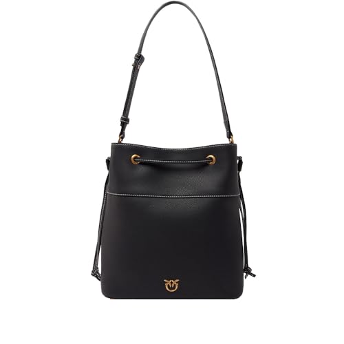  Pinko SECCHIELLO CLASSIC nero Z99Q NERO-ANTIQUE GOLD 29X25X15
