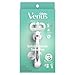Gillette Venus Extra Smooth Sensitive Razor for Women, Includes 1 Reusable Razor Handle + 2 Refills, for Sensitive Skin with Metal Handle and Shower Holder