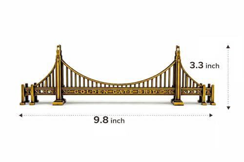 Figura Puente Golden Gate Modelo Metal 9.8 pulgadas miniatura 2