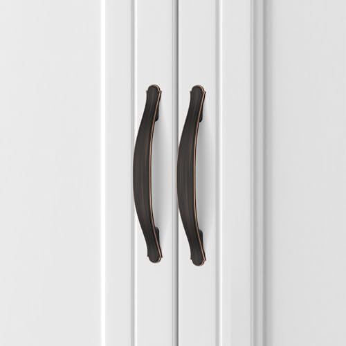 Image of Asidrama 10 Pack 3.75 Inch(96mm) Oil Rubbed Bronze Kitchen Cabinet Handles Cabinet Pulls Kitchen Cabinet Hardware for Cupboard Drawer Pulls