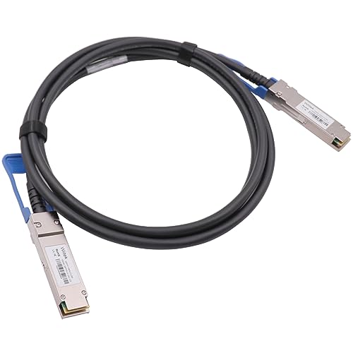 Image of 100GbE QSFP28 DAC Twinax Cable, 2 Meter 100GBASE-CR QSFP28 to QSFP28 Passive Copper Cable, Compatible for Cisco QSFP-100G-CU2M, Ubiquiti, Mikrotik, Netgear, Supermicro, Open Source Switches