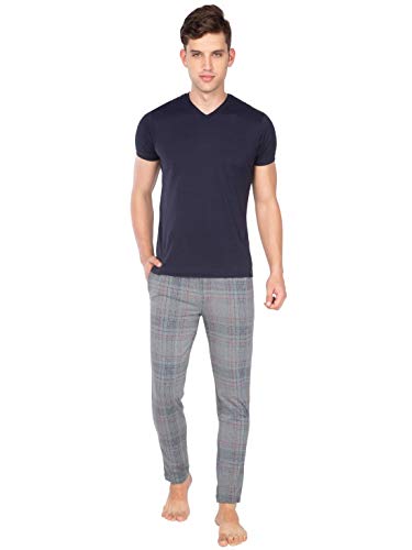 Image of Jockey Men's Relaxed Fit Sweatpants (IM03 Mid Grey Melange Print09 Large)