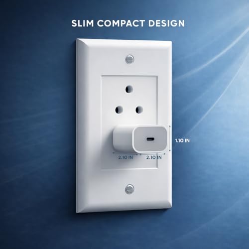 Image of iPhone 20W Original Charger with 3.3 Ft Lightning Braided Cable [2Year Warranty] for iPhone 14 /14Plus /14Pro /14 Pro max /13 /13Pro /13Pro max /12 /12Pro /12mini /11 /X /Xr Series |MFi-Certified (Adapter+Cable)