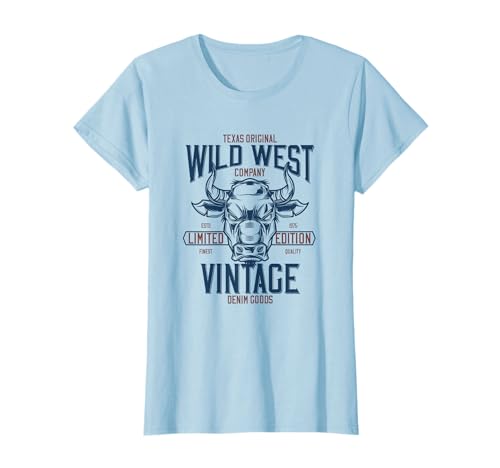 American Rodeo Far West Cowboy Bull Riders T-Shirt