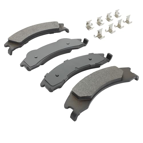 Image of QUALITY-BUILT Rear Semi-Metallic Brake Pads, Premium 1001-1329M, Compatible with 2008-2014 Ford (E-150,E-250,E-350 Econoline,E-350 Super Duty,Econoline Van,Econoline Wagon)