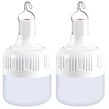 2 Piezas Lámpara Camping, Luces de Tienda Lámpara Impermeable para Acampar Carpa Pesca Emergencia