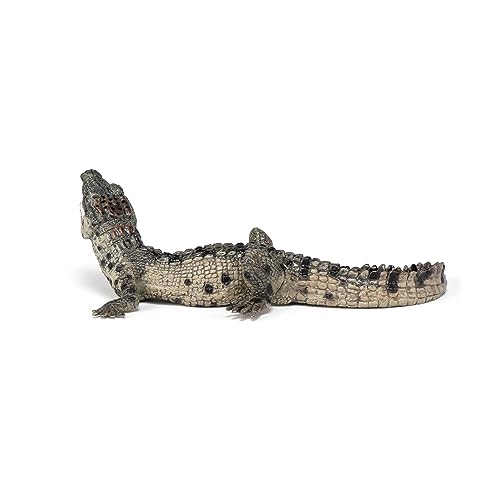 Papo - Tierfigur - Baby Krokodil, Erste Schritte in der Welt der Reptilien, Kinderspielzeug ab 3 Jahren - Sensibilisierung für die biologische Vielfalt des Wassers