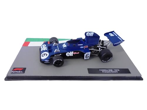 OPO 10 - Formula 1 1/43 miniature car compatible with TYRRELL 006 Francois Cevert 1973 - FD202, Multicolor, Medium - Image 2