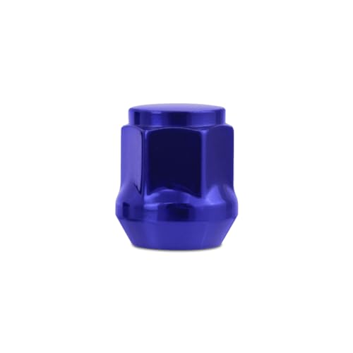 Image of Mishimoto Steel Lug Nuts, M12x1.5, Acorn Seat, 20pc Set, Blue