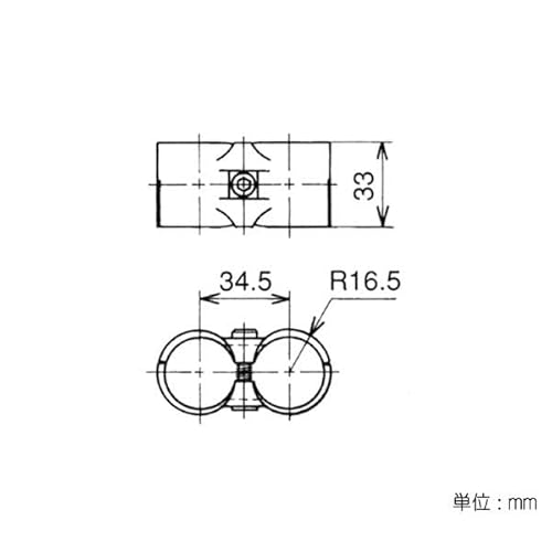 矢崎化工 Φ28 イレクター メタルジョイント HJ-11 S
