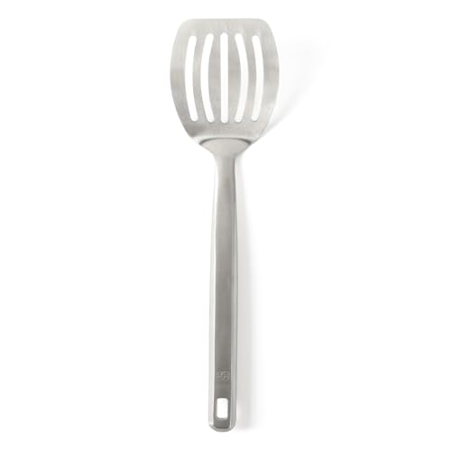 Image of Calphalon Prime Slotted Turner, Barbecue Turner, Stainless Steel Slotted Spatula for Cooking, Kitchen Flipping Spatula, Heat-Resistant and Durable Kitchen Utensil for Kitchens
