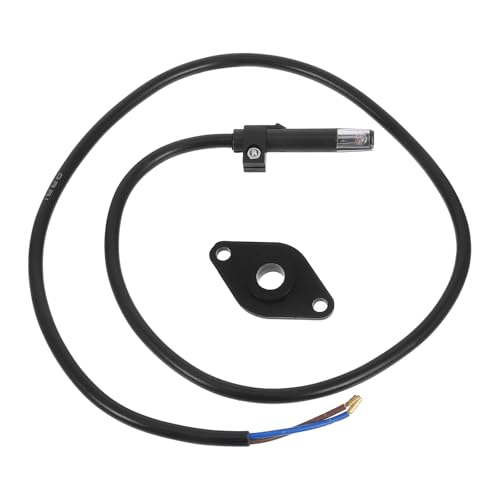 RUNROTOO Sensor de Llama Negro de Plástico para Quemador de Gas, Varilla Sensora Rápida Amplia Aplicación para Calderas y Hornos