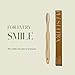 Plus Ultra Bamboo Toothbrush - BPA Free Soft Bristle for Adults - Dentist-Approved All-Natural with “Hello Gorgeous” Etched on Handle
