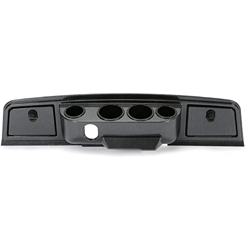 HECASA Dash Kit Compatible with 1995-2007 Yamaha G14 G16 G19 G22 Golf Cart Carbon Fiber Color Dash Board Cover Assembly Dash Cap