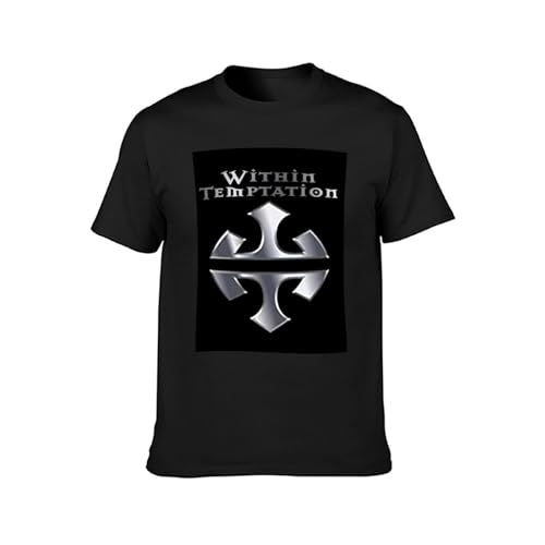 Fashion T-Shirts Within Temptation Metal Rock Black S