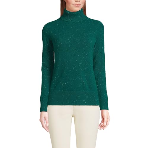 Image of Lands' End Women's Cashmere Turtleneck Sweater