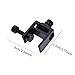 WeiLaiKeQi Camping Lantern Clamp Light Stand Clip Heavy-Duty Desk Lamp Mount Clamp Light Pole Fixing Clamp for Camping Barbecue Desktop