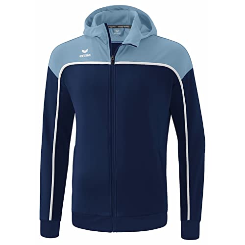 Chaqueta de entrenamiento con capucha Erima para hombre en color azul