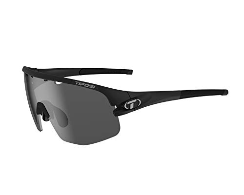Tifosi Sledge Lite - Gafas de sol con lentes intercambiables: ligeras, versátiles, ideales para diversas condiciones, negro mate