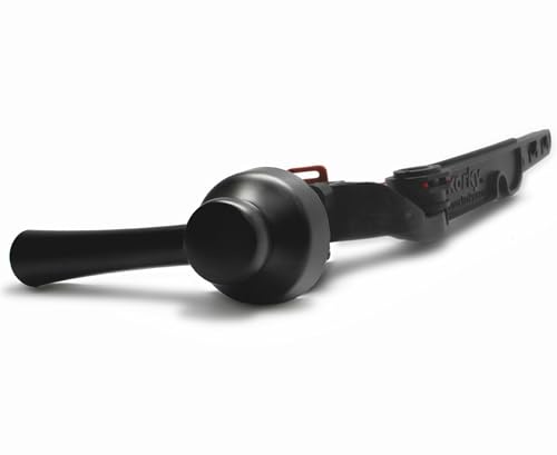 Korky Strongarm Metal Toilet Handle and Lever - Universal to Fit Front Angled Side Left and Right Mount Toilets - Matte Black Simple Style 6034BP