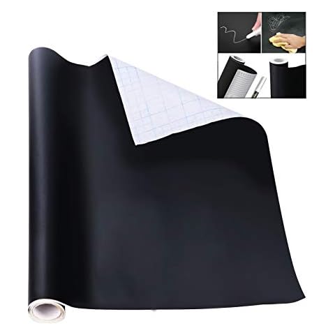 Enzege Chalkboard Sticker,Removable Vinyl Blackboard Wall Sticker Cover