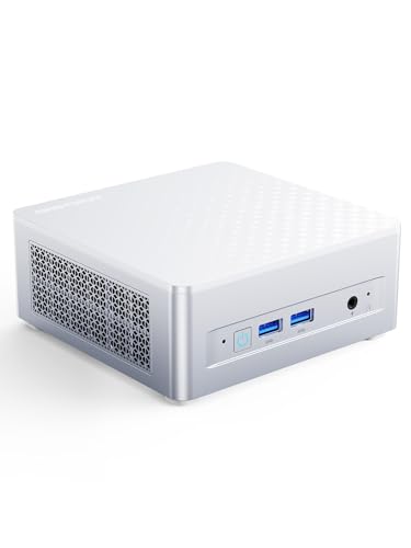 Image of MINISFORUM M1 Plus Mini PC Intel Core i7-12800H(14C /20T, Up to 4.8GHz), 32GB DDR5 1TB SSD Desktop Computer, USB4 /HDMI /DP Triple Output, 2X 2.5G LAN, 4xUSB Port, WiFi 6E, BT5.2, Intel Iris Xe Graphics
