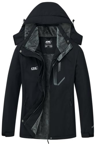 Diamond Candy Women's Winter Ski Jacket Hooded Windproof Warm Jackets Snow Waterproof Rain Coat