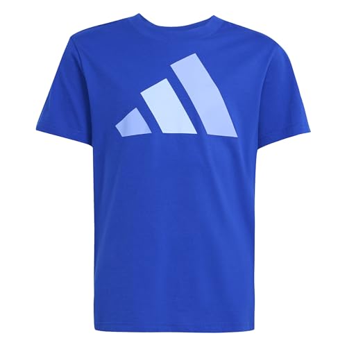 adidas Unisex Kinder Essentials Big Logo Shirt, Team royal Blue/Blue Fusion/Glow Blue, 13-14 Years – Ansicht 1