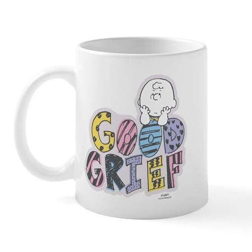 CafePress Charlie Brown Good Grief Mugs 11 oz (325 ml) Ceramic Coffee Mug