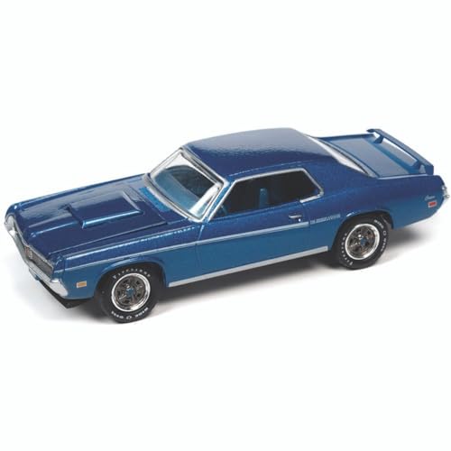 Johnny Lightning Mercury Cougar Eliminator 1969 1:64 Azul miniatura 2