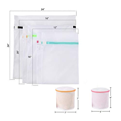 BAGAIL Mesh Laundry Bags with Bra Wash Bag, Washing Machine Wash Bags - Image 2