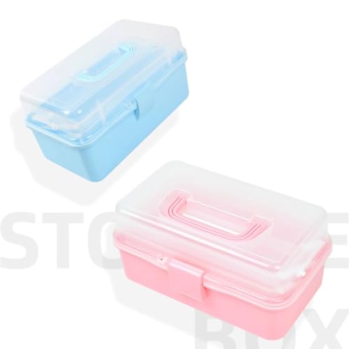 Boîte de rangement multifonction PANGBOER à 3 couches pour bureau - 6