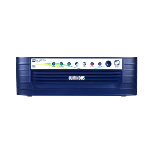 Luminous Eco Volt Neo 2300+ Pure Sine Wave Inverter Ideal for Home,Office & Shops | 2000VA Inverter | Reliable Power Backup | High Performance| Easy Installation | 36 Months Warranty