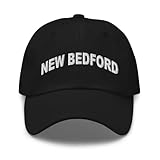 New Bedford Massachusetts Hat New Bedford MA Cap Embroidered Adjustable Dad Hat Unisex Black