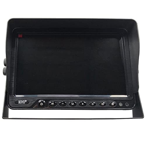 BOYO Vision VTM9003QFHD AHD/CVBS 4-Channel 1080p Full HD Quad-Display Monitor with Built-in DVR (9 Inch)