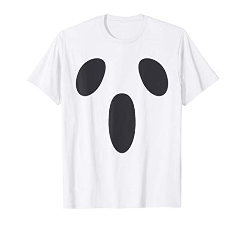Fantôme Visage idiot Costume d'Halloween de goulasch de T-Shirt Cover