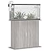 vidaXL Aquarium Stand Gray Sonoma Engineered Wood Aquarium Stand