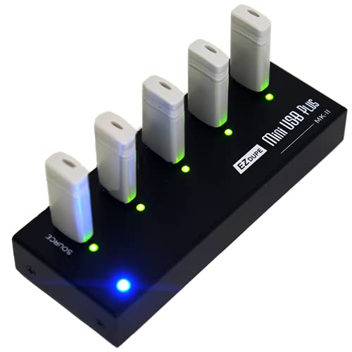 Image of [New Update Version] EZ Dupe 1 to 4 Mini USB Plus MK II Duplicator - Standalone Portable USB Flash Media Thumb Drive Compact Copier (DM-FU0-5V04B-V2)