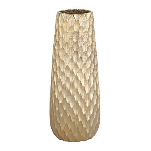 EGLO LIVING Metallvase Nilgaut, Elegante Deko Vase, gehämmerte Dekovase...