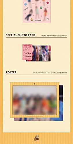 Álbum de fotos y almacenamiento para CD Rocket Punch Ring Ring, primer álbum sencillo, 60 páginas, temática K-pop, amarillo, moderno, rectangular, sellado miniatura 4