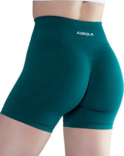 Image of AUROLA Intensify Workout Shorts for Women Seamless Scrunch Short Gym Yoga Running Sport Active Exercise Fitness Shorts