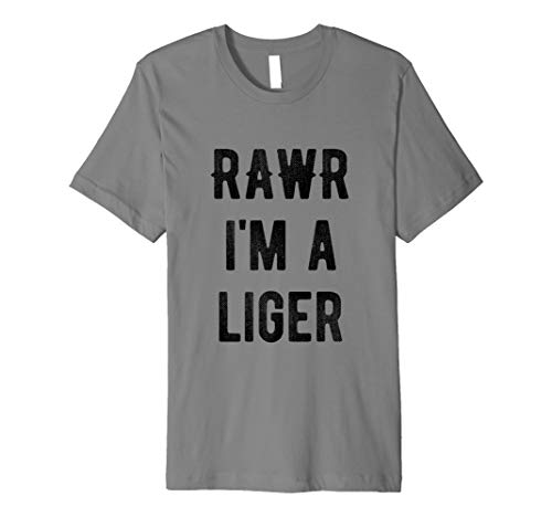 Rawr I'm a Liger Funny Tiger Lion Premium T-Shirt