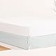 Abdeckung für Boxspringbetten, 120 x 190 / 200 cm, Bettgestell, 120 cm, Farbe Streifen in Wasser