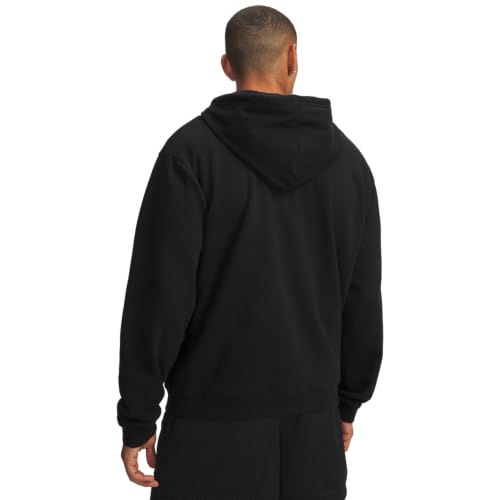 Under Armour Men's Rival Fleece Full Zip, 008 BLACK, XL - image 2